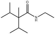 N-エチル-2,3-ジメチル-2-(1-メチルエチル)ブタンアミド 化学構造式