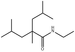 N-ethyl-2-isobutyl-2,4-dimethylvaleramide Structure