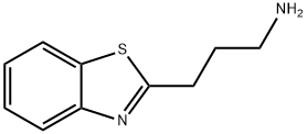 3-(1,3-ベンゾチアゾール-2-イル)-1-プロパンアミン 化学構造式