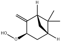 [[1S,3R,5S,(-)]-ピナ-2(10)-エン]-3-イルヒドロペルオキシド 化学構造式