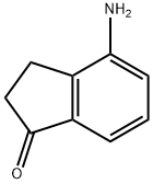4-アミノ-2,3-ジヒドロインデン-1-オン 化学構造式