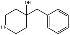4-ベンジルピペリジン-4-オール 化学構造式