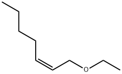 (Z)-1-エトキシ-2-ヘプテン 化学構造式