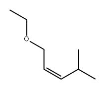 (Z)-1-エトキシ-4-メチル-2-ペンテン 化学構造式