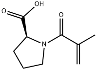 N-メタクリロイル-L-プロリン 化学構造式