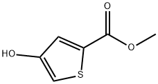 4-Hydroxy-2-thiophenecarboxylic acid methyl ester Struktur