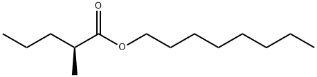 octyl (S)-2-methylvalerate Struktur