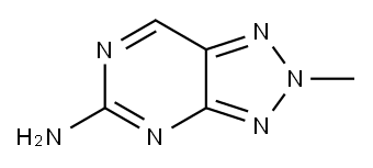 2H-1,2,3-Triazolo[4,5-d]pyrimidin-5-amine, 2-methyl- (9CI) 结构式