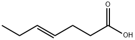(E)-hept-4-enoic acid Struktur