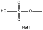 メチル硫酸ナトリウム 化学構造式