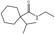 N-ethyl-1-isopropylcyclohexanecarboxamide Struktur