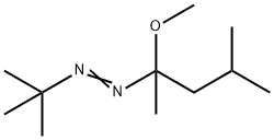 1-[(1,1-Dimethylethyl)azo]-1-methoxy-1,3-dimethylbutane Struktur