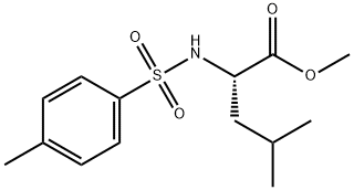 METHYL 4-METHYL-2-([(4-METHYLPHENYL)SULFONYL]AMINO)PENTANOATE Struktur