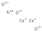 钛酸铯 结构式