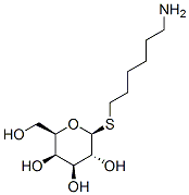 6-AMINOHEXYL 1-THIO-B-D-GALACTOPYRANOSID E Struktur