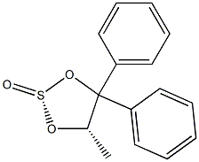 (S)-(-)-1,1-DIPHENYL-1,2-PROPANEDIOL CYCLIC SULFITE Struktur