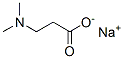 3-(ジメチルアミノ)プロピオン酸ナトリウム 化学構造式