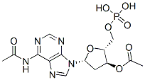 N6,3'-O-DIACETYL-2'-DEOXYADENOSINE 5'-MO NOPHOSPHATE Structure