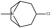8-Azabicyclo[3.2.1]octane, 3-chloro-8-methyl- Struktur