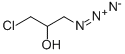 1-Azido-3-chloro-2-propanol Struktur