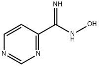 4-Pyrimidinecarboximidamide,N-hydroxy- Structure