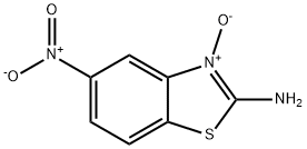 2-Benzothiazolamine,5-nitro-,3-oxide(9CI) Struktur