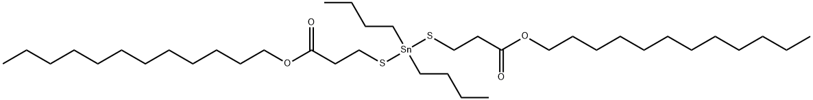 dodecyl 5,5-dibutyl-9-oxo-10-oxa-4,6-dithia-5-stannadocosanoate Structure