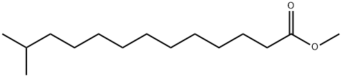 12-甲基十三烷酸甲酯 结构式