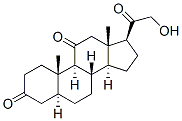 Allopregnan-21-ol-3,11,20-trione Structure