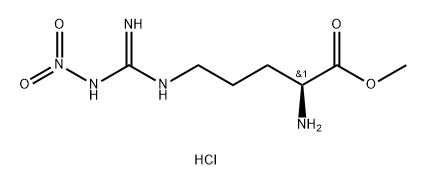N'-硝基-L-精氨酸甲酯盐酸盐 结构式