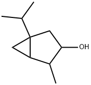 1-イソプロピル-4-メチルビシクロ[3.1.0]ヘキサン-3-オール 化学構造式
