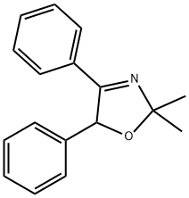 2,5-Dihydro-2,2-dimethyl-4,5-diphenyloxazole Structure