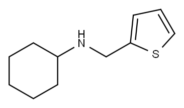 N-(噻吩-2-基甲基)环己胺 结构式