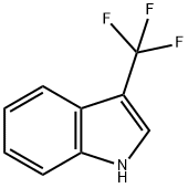 3-三氟甲基吲哚, 51310-55-5, 结构式