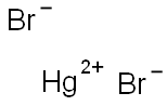 Mercury bromide Struktur
