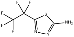 5-PENTAFLUOROETHYL-[1,3,4]THIADIAZOL-2-YLAMINE Struktur