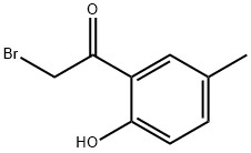 2-ブロモ-2'-ヒドロキシ-5'-メチルアセトフェノン 臭化物 化学構造式