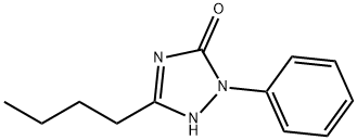 3-Butyl-1-phenyl-Δ2-1,2,4-triazolin-5-one 结构式