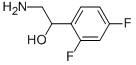 2-amino-1-(2,4-difluorophenyl)ethanol Struktur