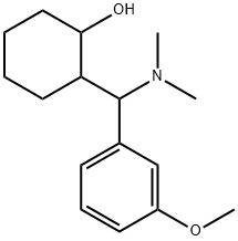 2-[(dimethylamino)(3-methoxyphenyl)methyl]cyclohexan-1-ol Struktur