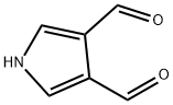 1H-Pyrrole-3,4-dicarboxaldehyde(9CI) Struktur