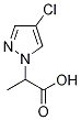 2-(4-chloro-1H-pyrazol-1-yl)propanoic acid(SALTDATA: FREE) Structure