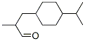 4-isopropyl-alpha-methylcyclohexanepropionaldehyde Struktur