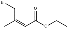 (E)-Ethyl 4-Bromo-3-methyl-2-butenoate Struktur