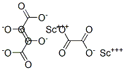 oxalic acid, scandium salt Struktur