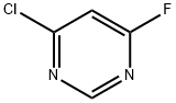 4-氯-6-氟嘧啶 结构式