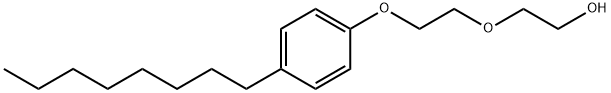 4‐オクチルフェノールジエトキシレート標準液 化学構造式