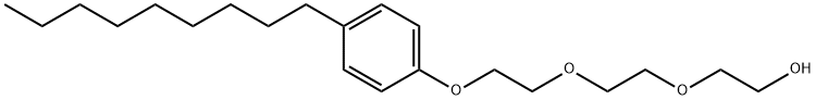 ノニルフェノールトリエトキシレート 化学構造式