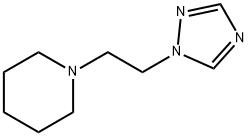 1-(2-Piperidinoethyl)-1H-1,2,4-triazole Struktur