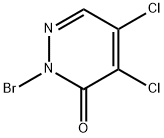 N-BROMO-4,5-DICHLORO-6-PYRIDAZONE Struktur
